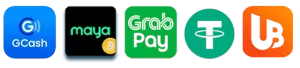 PH987 payment methods screen showing multiple deposit options and e-wallet icons