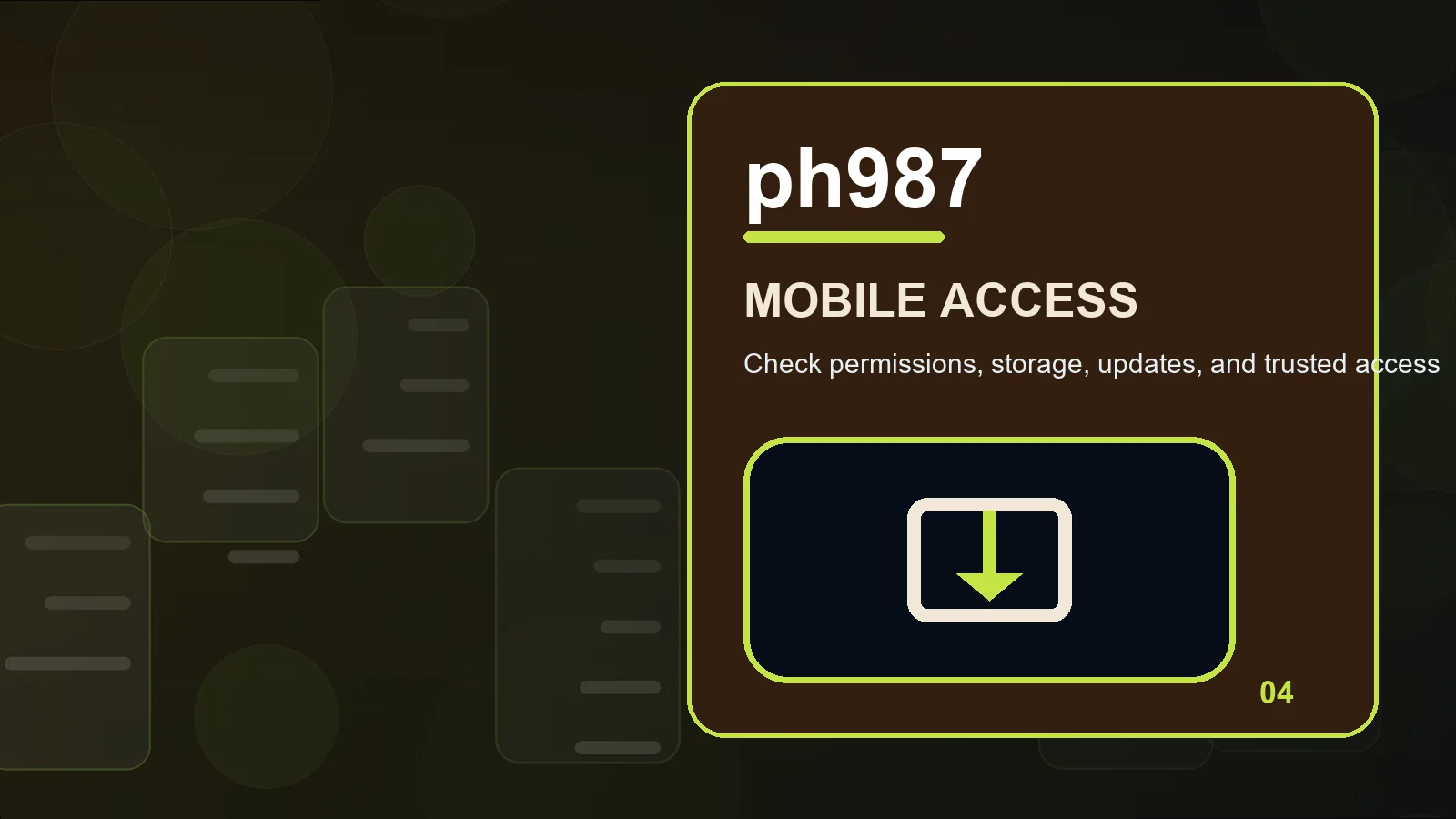 ph987 download illustration for read permissions before moving forward