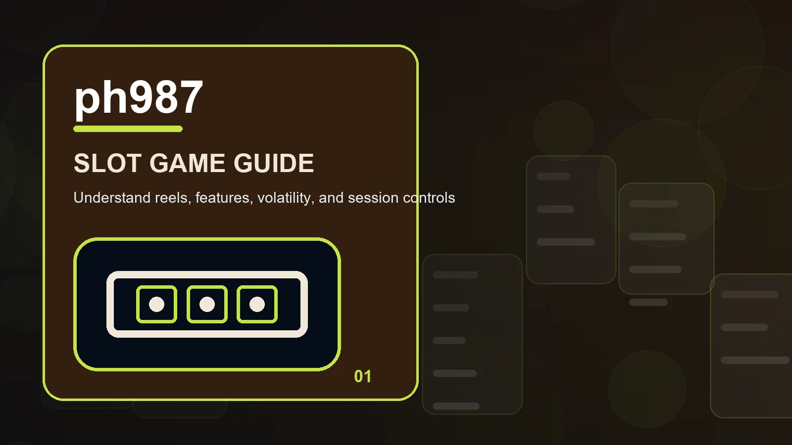 ph987 slots overview showing authenticated support, evidence capture, and escalation paths